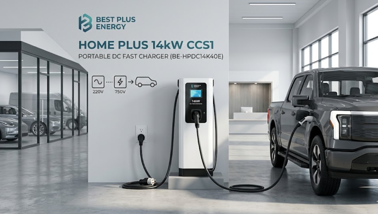 Unlocking Fleet and Retail Mobility: Why the Home Plus 14kW CCS1 Portable DC Fast Charger is a Strategic Investment EV Charger Factory